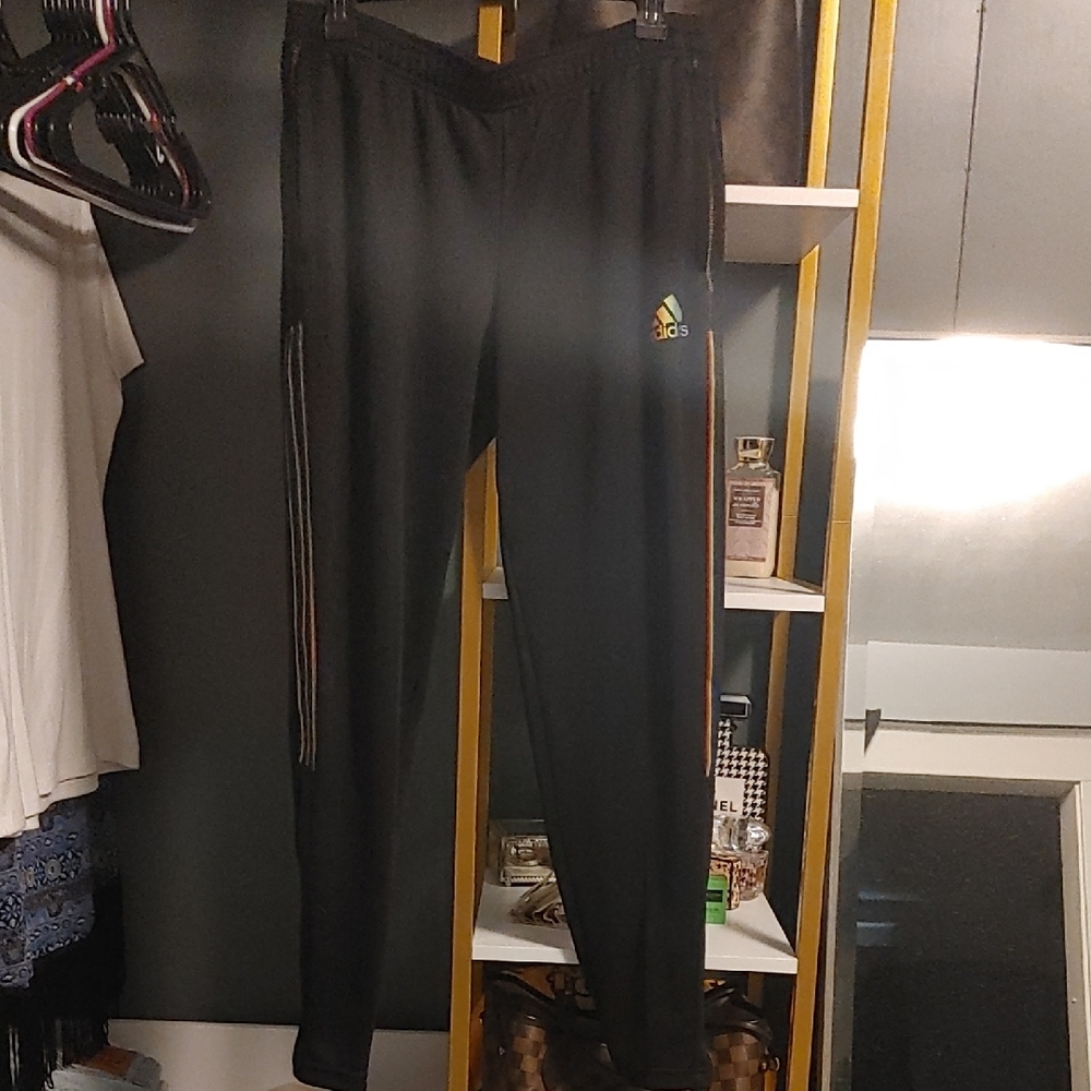 Adidas Black Sweatpants Athletic Joggers